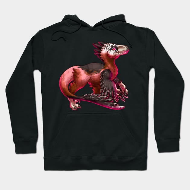 Utahraptor Hoodie by cometkins